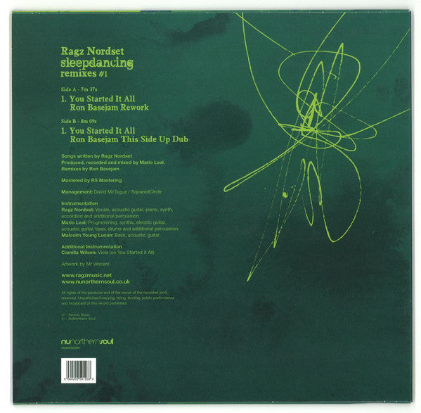 Ragz Nordset : Sleepdancing Remixes #1 (10")