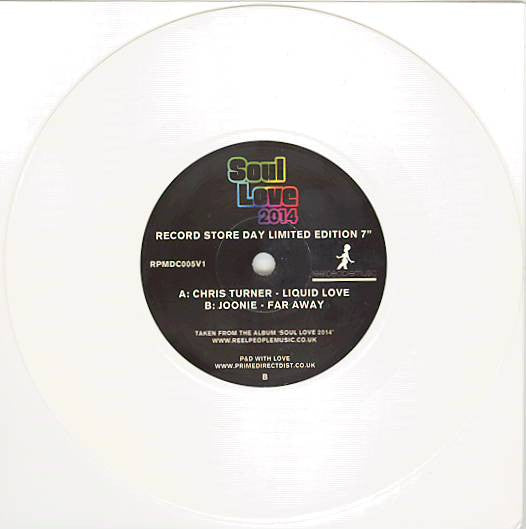 Chris Turner (6) / Joonie : Liquid Love / Far Away (7", Ltd, Whi)