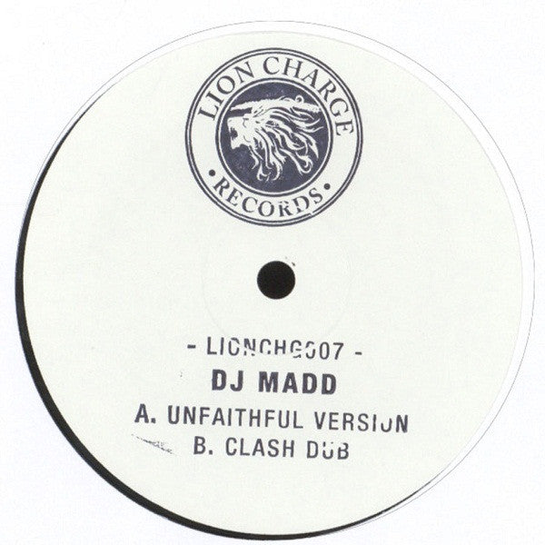 DJ Madd : Unfaithful Version / Clash Dub (12", Ltd, W/Lbl, Sta)