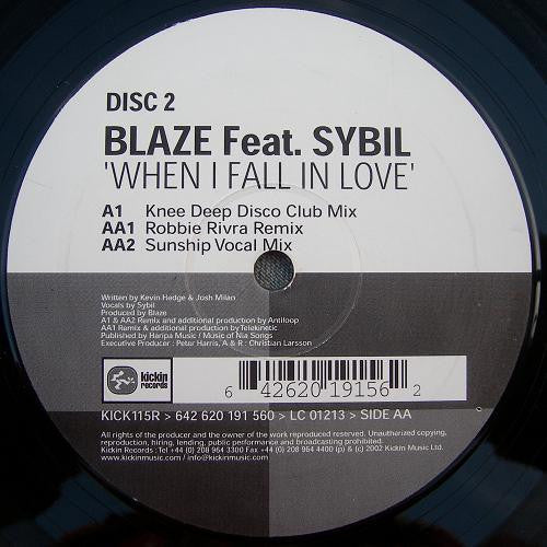 Blaze Feat. Sybil : When I Fall In Love (Disc 2) (12")