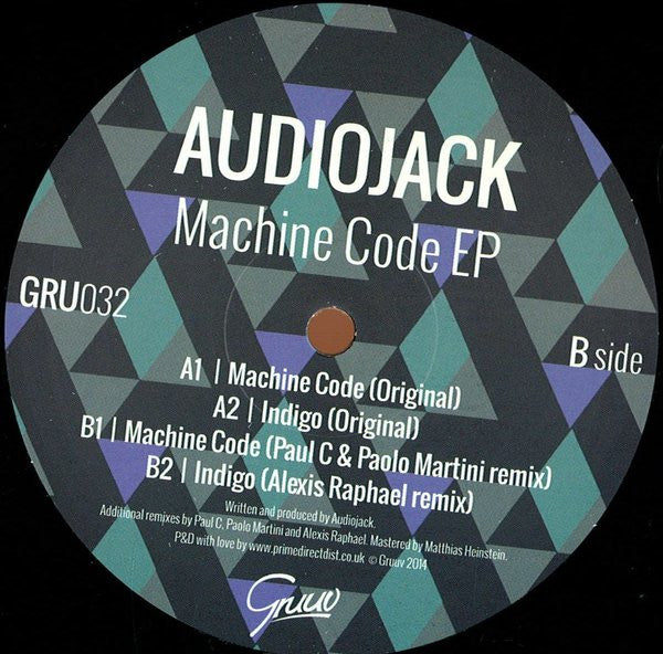 Audiojack : Machine Code EP (12", EP)