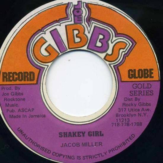 Jacob Miller / George Nooks : Shakey Girl / Since I Fell For You (7", RE)