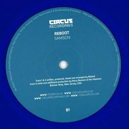 Reboot : Samson (12", Ltd, Blu)
