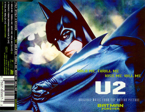 U2 : Hold Me, Thrill Me, Kiss Me, Kill Me (Original Music From The Motion Picture Batman Forever) (CD, Single)