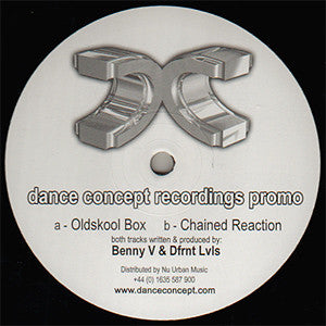 Benny V & Dfrnt Lvls : Oldskool Box / Chained Reaction (12", Promo)