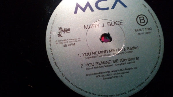 Mary J. Blige : You Remind Me (12")