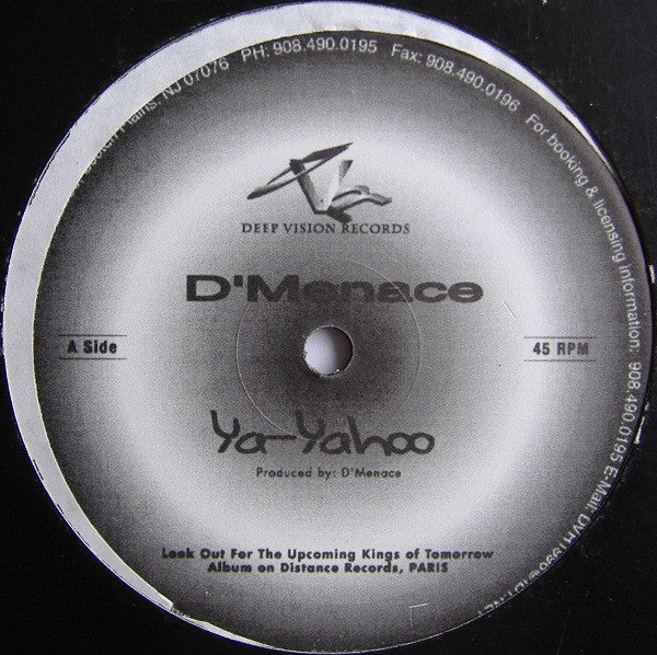 D'Menace : Ya-Yahoo (12")