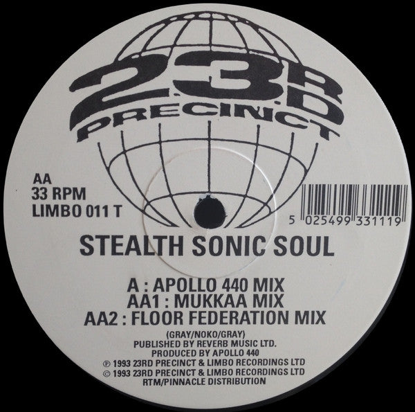 Stealth Sonic Soul : Stealth Sonic Soul (12")