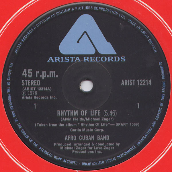 Afro-Cuban Band* : Rhythm Of Life (12")