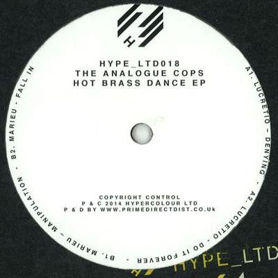 The Analogue Cops : Hot Brass Dance EP  (12", EP)