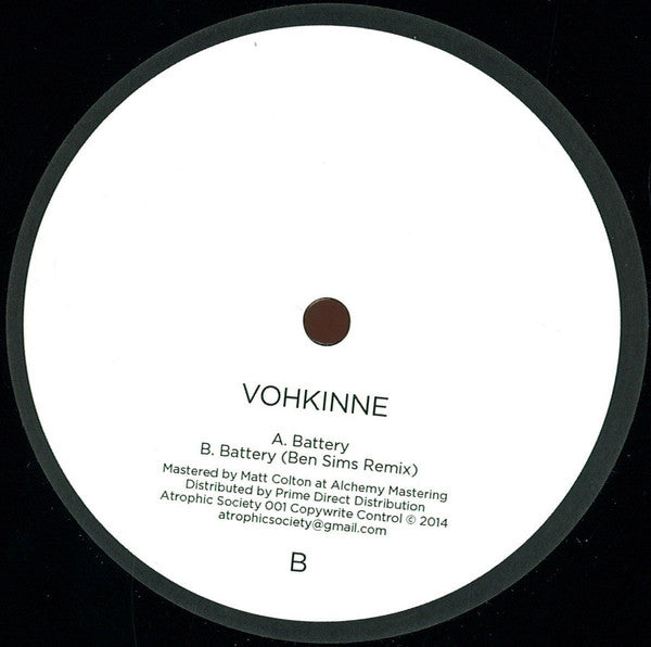 Vohkinne : Battery (12")