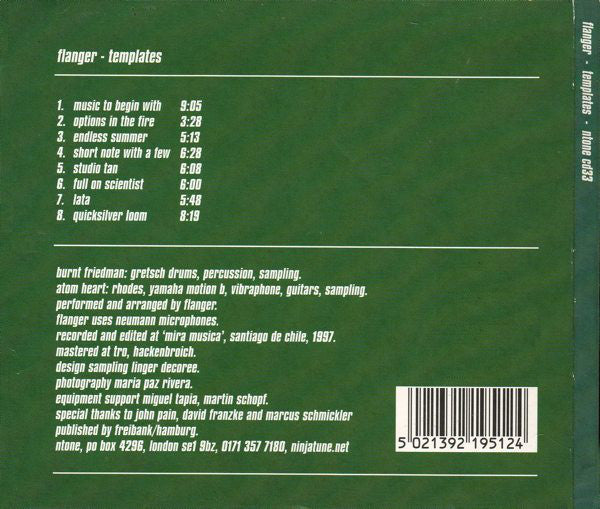 Flanger : Templates (CD, Album)