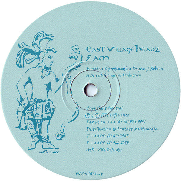 East Village Headz : 5 AM / Rude Vibes (12")