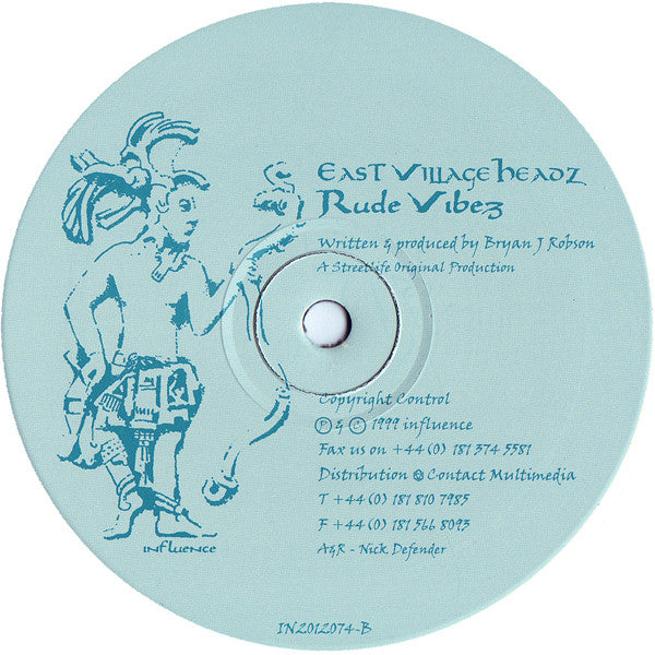 East Village Headz : 5 AM / Rude Vibes (12")