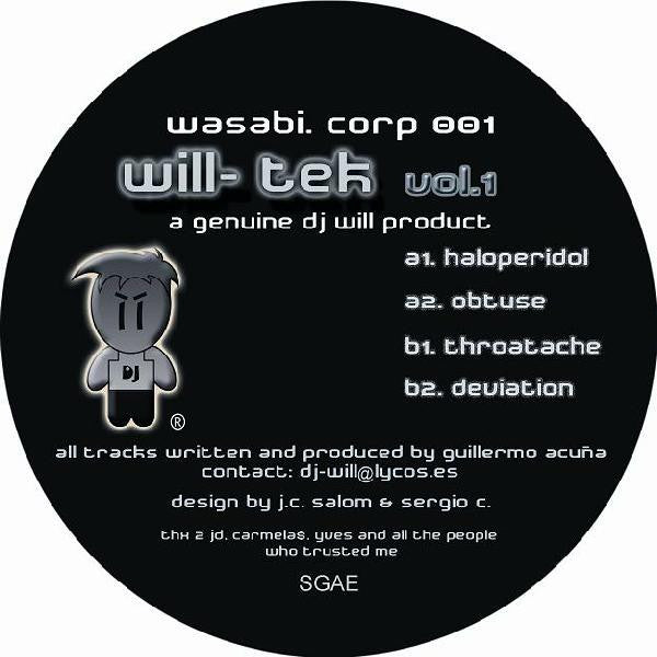 DJ Will : Will-Tek Vol. 1 (12")