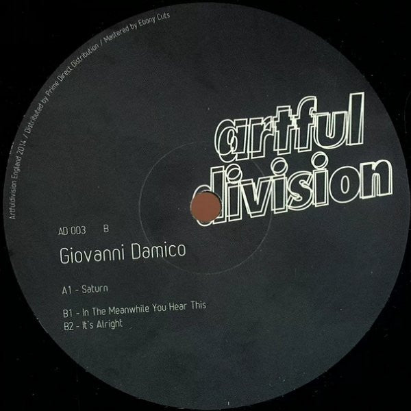 Giovanni Damico : Meanwhile Its Alright On Saturn (12", EP)