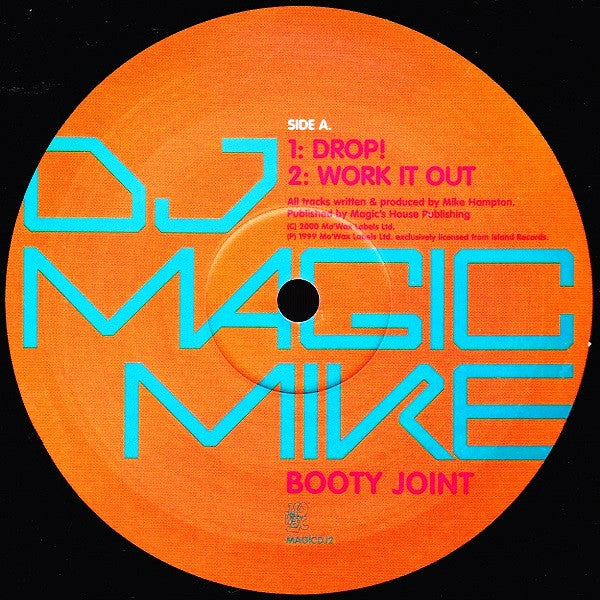 DJ Magic Mike : Booty Joint (12")