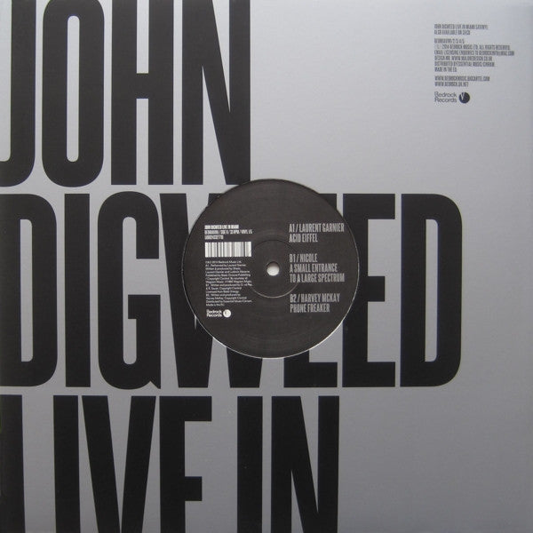 John Digweed : Live In Miami 1/5 (12", Ltd)