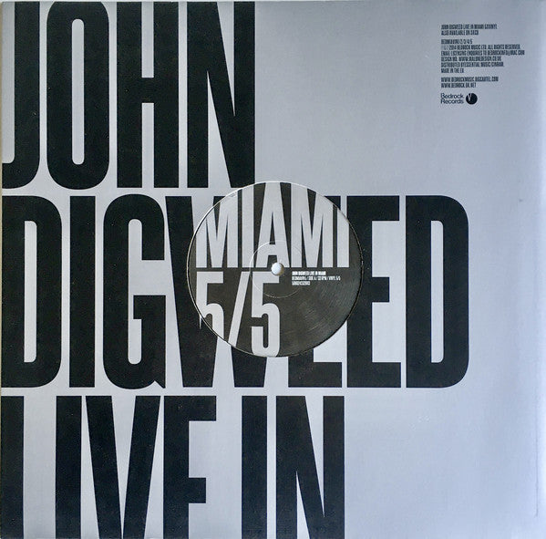 John Digweed : Live In Miami 5/5 (12", Ltd)