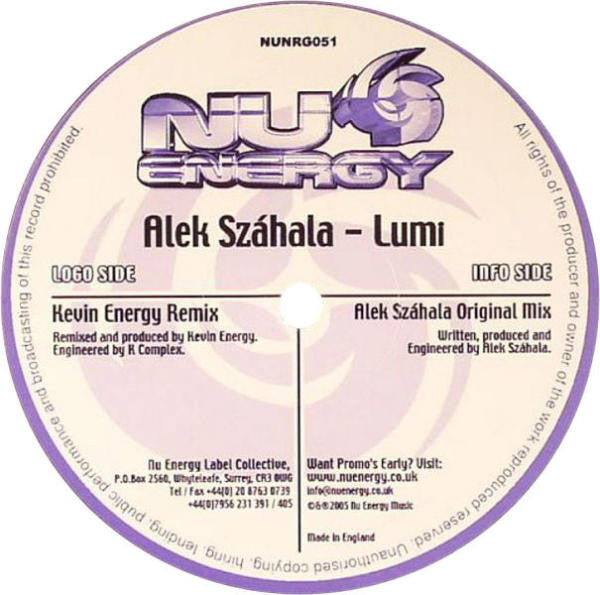 Alek Száhala : Lumi (12")