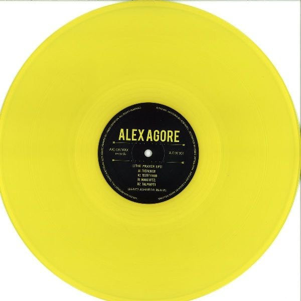 Alex Agore : The Prayer EP (12", EP, Yel)