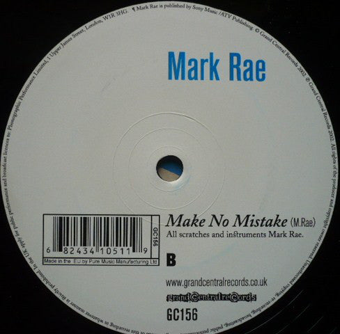 Mark Rae : Lobster (12")