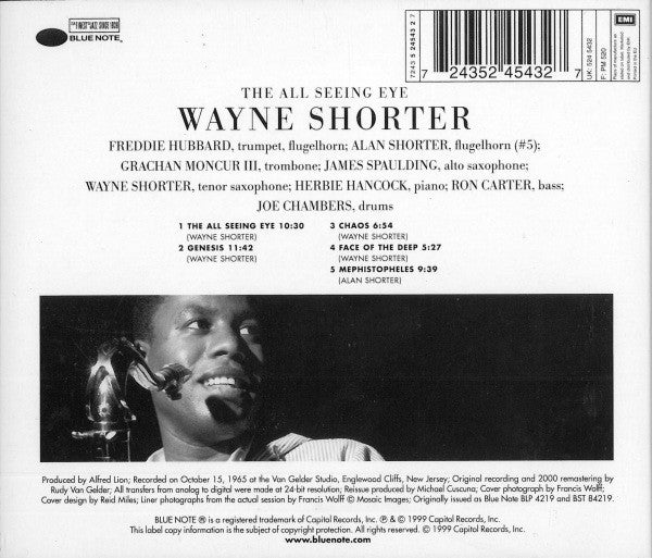 Wayne Shorter : The All Seeing Eye (CD, Album, RE, RM)