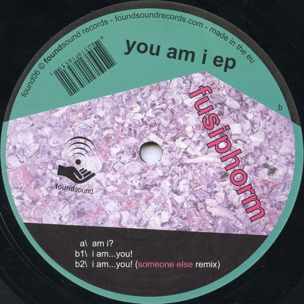 Fusiphorm : You Am I EP (12", EP)