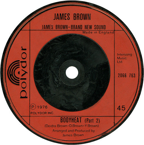James Brown : Bodyheat (7", Single)