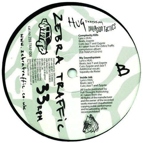 Huggy Bear (2) Featuring Diversion Tactics : Rebel Radio Soundsystem EP (12", EP)
