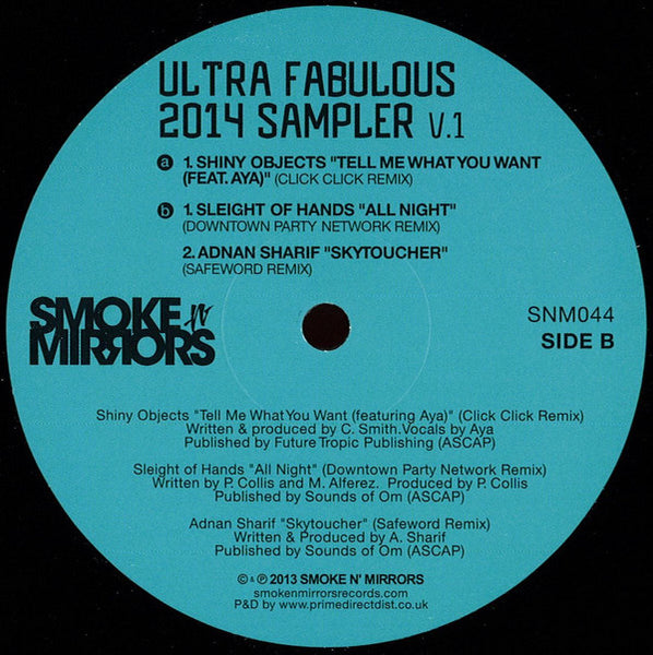 Various : Ultra Fabulous 2014 Sampler V.1 (12")