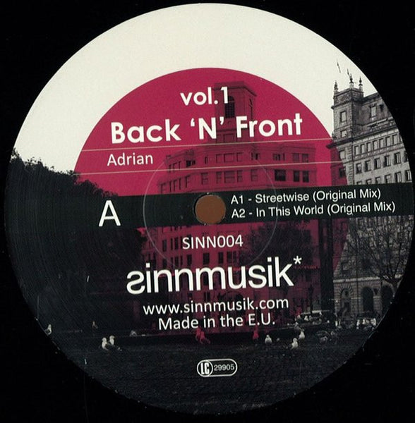 Adrian (39) / Vague Recollection : Back 'N' Front Vol 1 (12", EP)