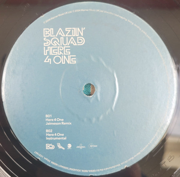 Blazin' Squad : Here 4 One (12")