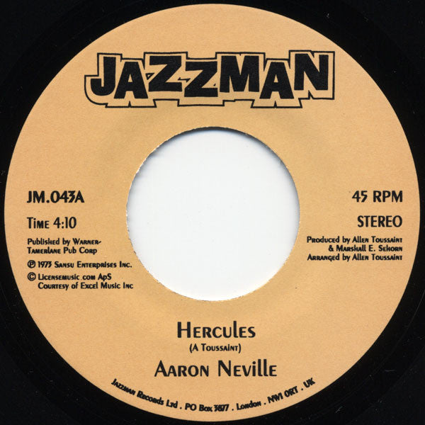 Aaron Neville / Cyril Neville : Hercules / Gossip (7", Single)