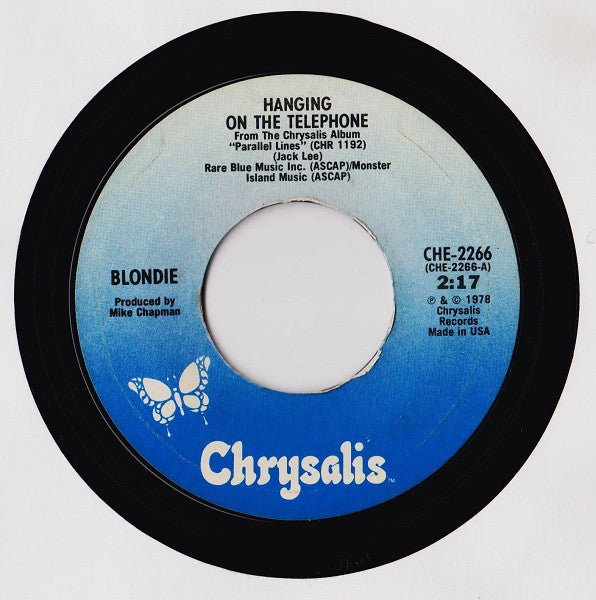 Blondie : Hanging On The Telephone (7", Single, Lar)