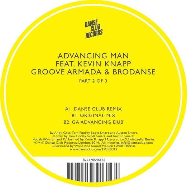 Groove Armada & Brodanse Feat. Kevin Knapp : Advancing Man (12")