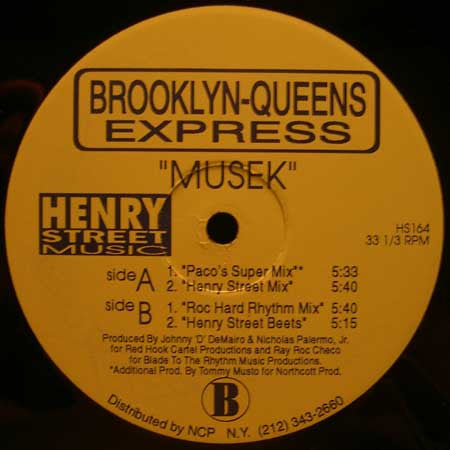 Brooklyn-Queens Express : Musek (12")