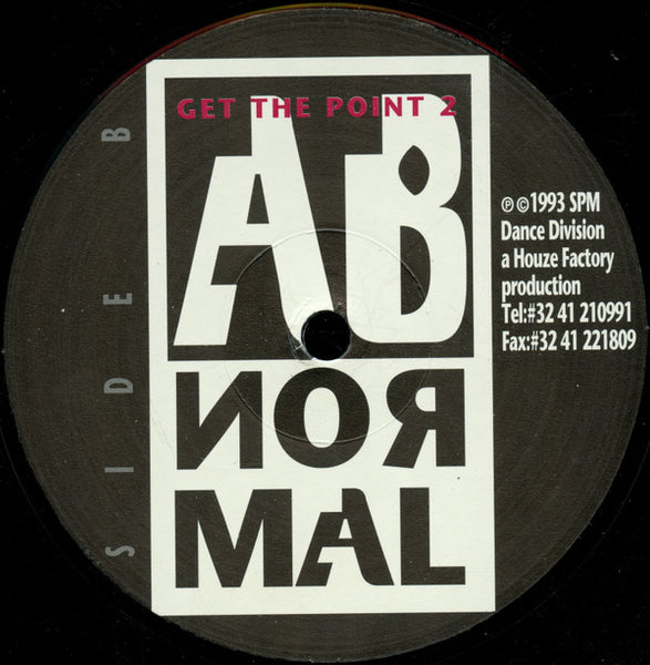Abnormal (4) : Get The Point 2 (12")