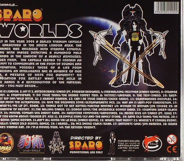 Sparo : Worlds (CD, Ltd, Mixed, Promo)