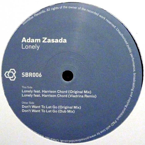 Adam Zasada : Lonely (12")