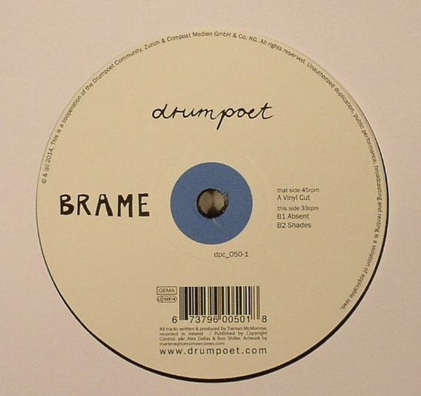 Brame : Vinyl Cut (12")