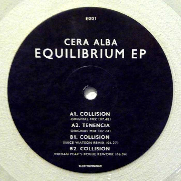 Cera Alba : Equilibrium EP (12", EP, Cle)