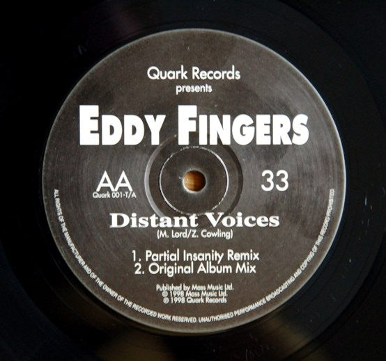 Eddie Fingers : Distant Voices (12")