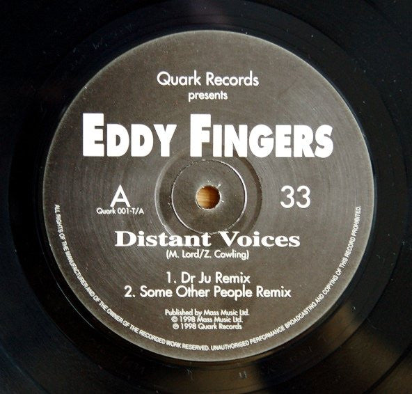 Eddie Fingers : Distant Voices (12")