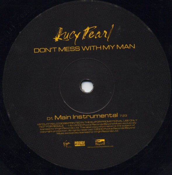 Lucy Pearl : Don't Mess With My Man (2x12", Promo)