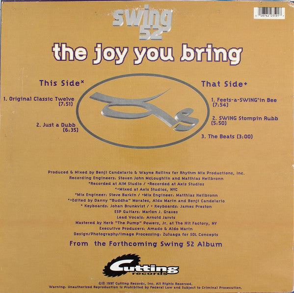 Swing 52 : The Joy You Bring (12")