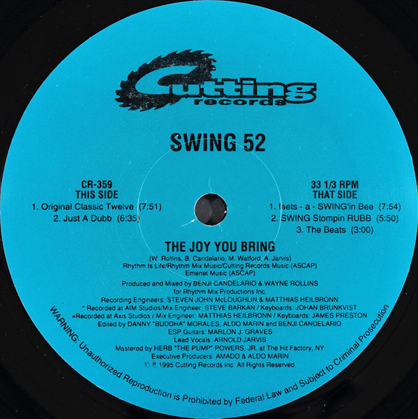 Swing 52 : The Joy You Bring (12")