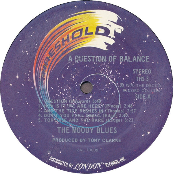 The Moody Blues : A Question Of Balance (LP, Album, RE, 18 )