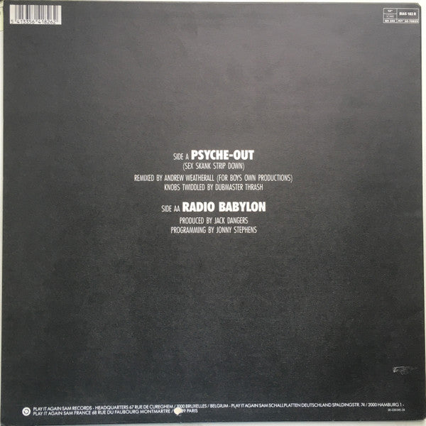Meat Beat Manifesto : Psyche Out (Remixed By Andrew Weatherall) / Radio Babylon (12")