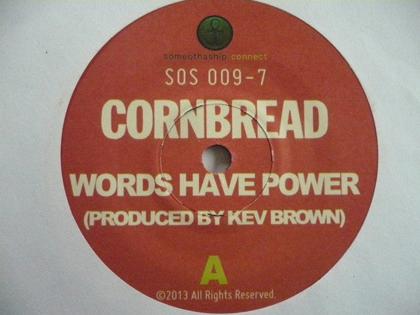Cornbread (2) : Words Have Power (7")